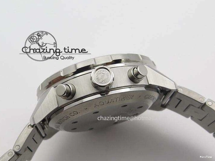 MIROTIME 0211 Classic Aquatimer Chrono IW376803 V6F 1:1 Best Edition Black Dial On SS Bracelet A 7361